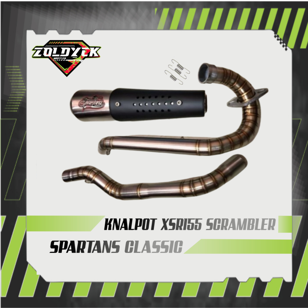 KNALPOT XSR155 SCRAMBLER SPARTANS CLASSIC