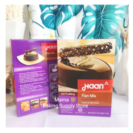 

HAAN Flan Mix Chocolate Soft Pudding Puding Coklat Cokelat Ins 145 gr