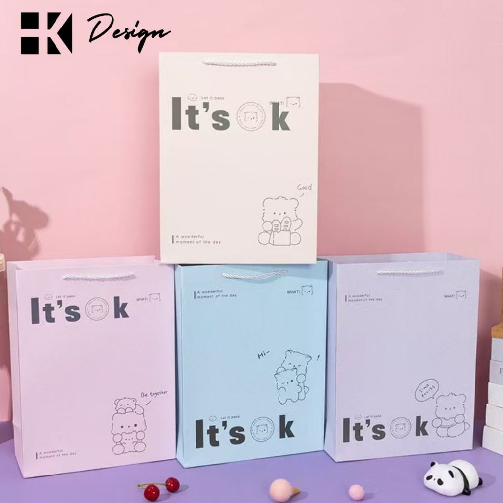 

[6158] PAPERBAG MOTIF UKURAN 33X25X11.5 TAS KADO ULANG TAHUN GOODIE BAG MOTIF