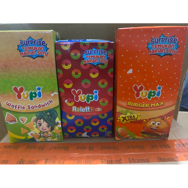 

Yupi 12gram Perpak isi 12 Pcs