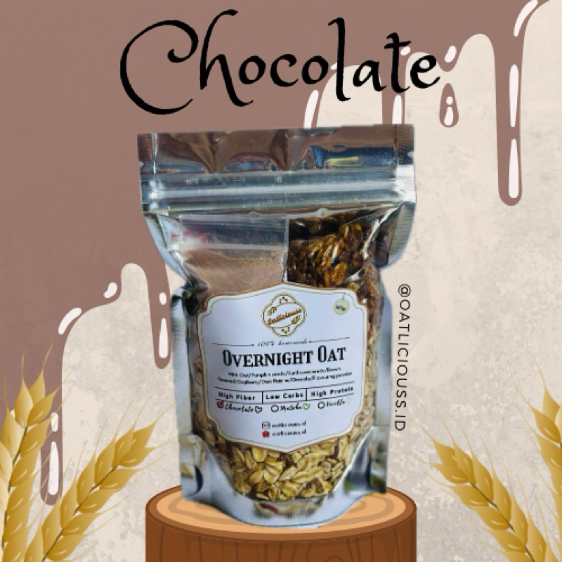 

Oatliciouss | Overnight Oats Chocolate 100gr