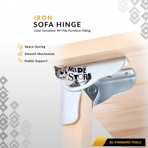 Aksesoris Engsel Lipat Meja Ajaib Plat Pelat Engsel Pembuat Kaki Meja Kayu Lipat Magic Sofa Hinge Ta