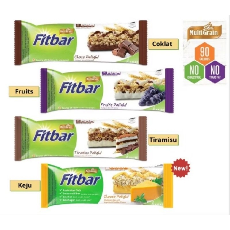 

Fitbar Multigrain Snack Sehat 20 gr