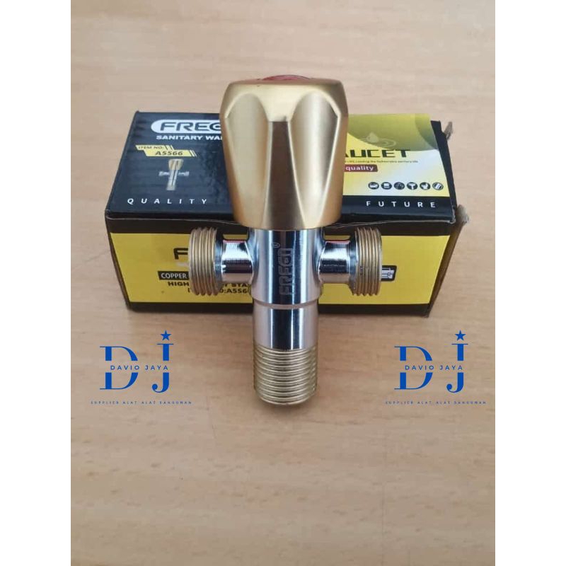 Kran T Shower Cabang 2 Stainless