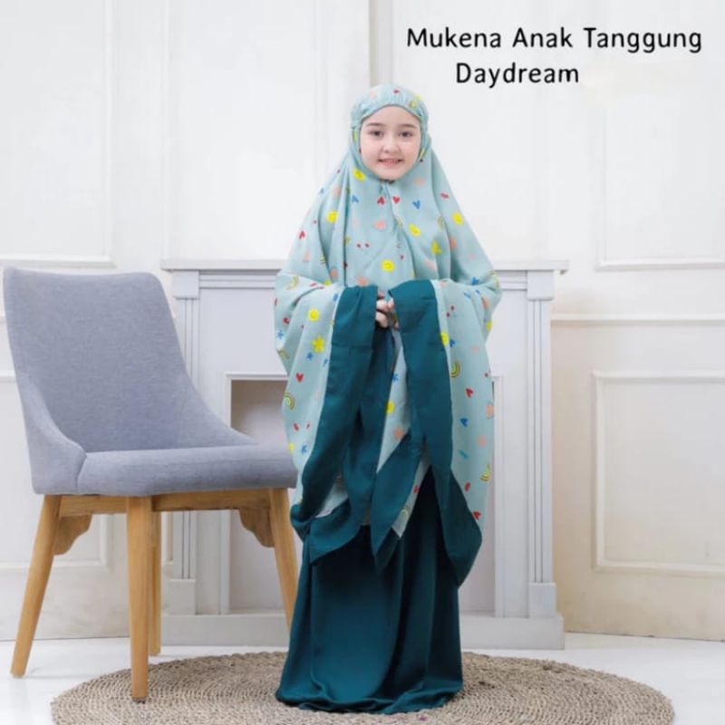 (BISA COD- Mukena Kekinian Mukenah Motif) Mukenah Anak Tanggung Motif Daydream - Mukena Anak Tanggun