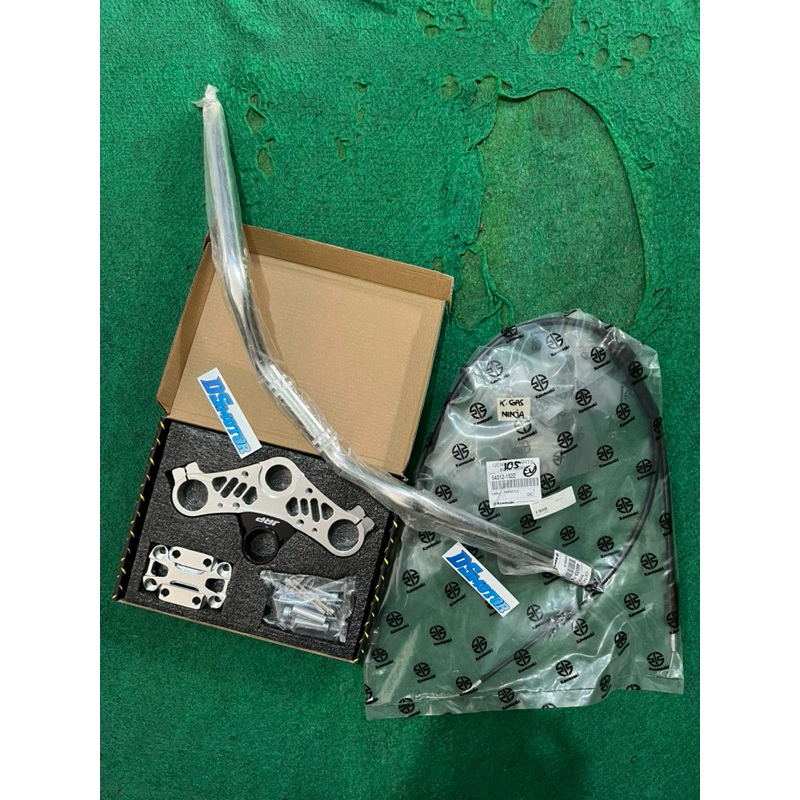 segitiga T atas Tripleclamp triple clamp JRP RACING SILVER PNP CNC ALUMUNIUM PNP UNTUK NINJAR NINJAS