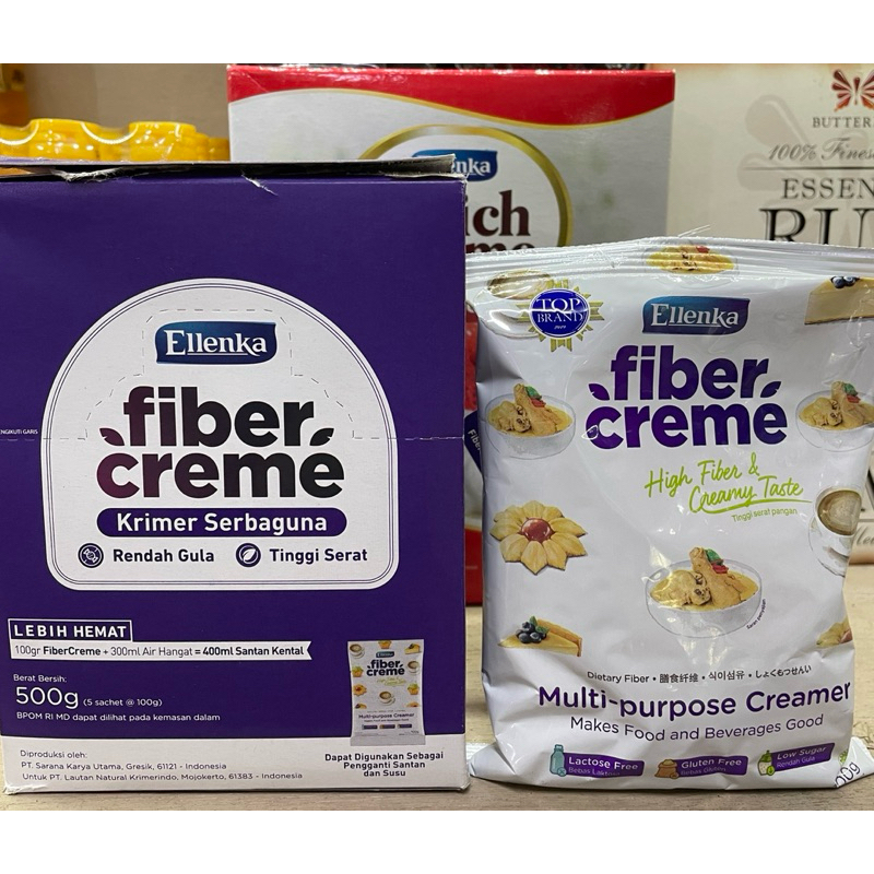 

[FIBER CREME] Krimer serbaguna rendah gula dan tinggi serat 100gr