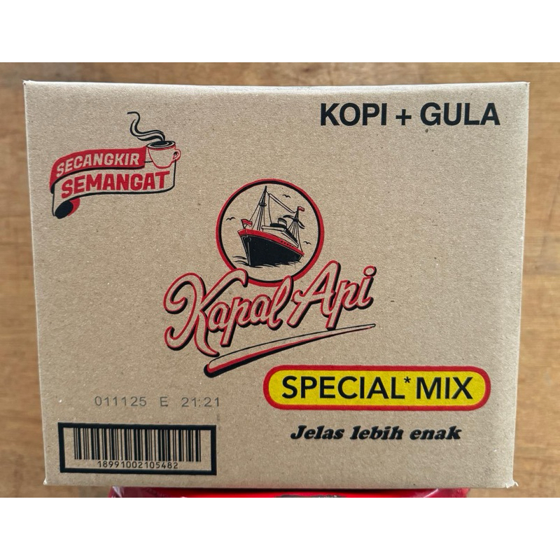 

KOPI KAPAL API SPECIAL MIX 1 DUS 12 RENCENG