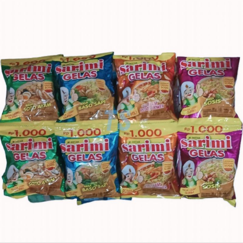 

Sarimi Gelas All Varian 1 Renceng isi 10 Pcs