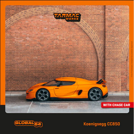 T64G-TL051-OR - 1/64 Tarmac Works Koenigsegg CC850 Orange