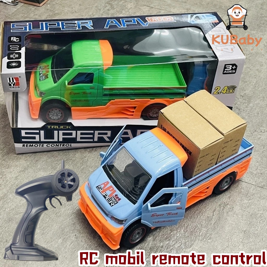 KUBOY Super APV Truck Remote Control Mobil RC 2.4Ghz Model mobil truk Mobil Mainan Remote Control