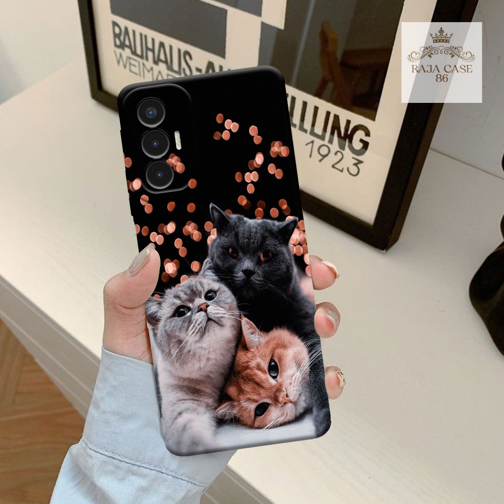 Softcase Tecno Pova 3 - rajacase - Casing Tecno Pova 3 - Motif case CATS - Tecno - Softcase Tecno Po