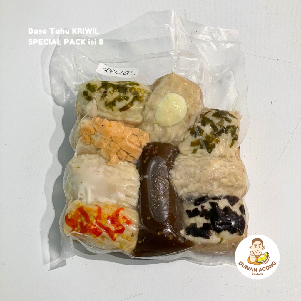 

Baso Tahu KRIWIL - SPECIAL PACK - Mix Varian - isi 8