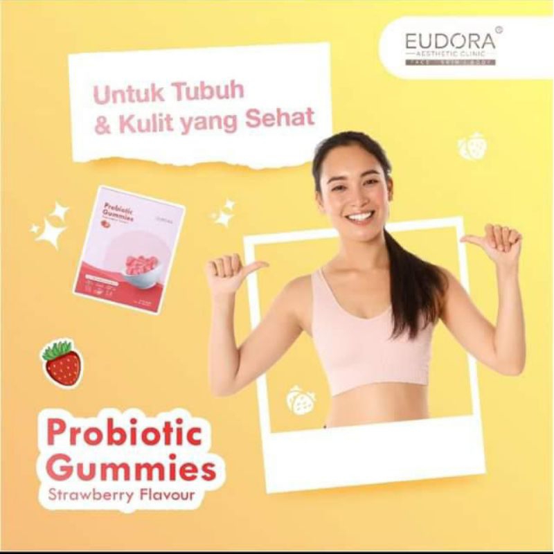 Eudora Probiotic Gummies / Permen Lunak Jelly