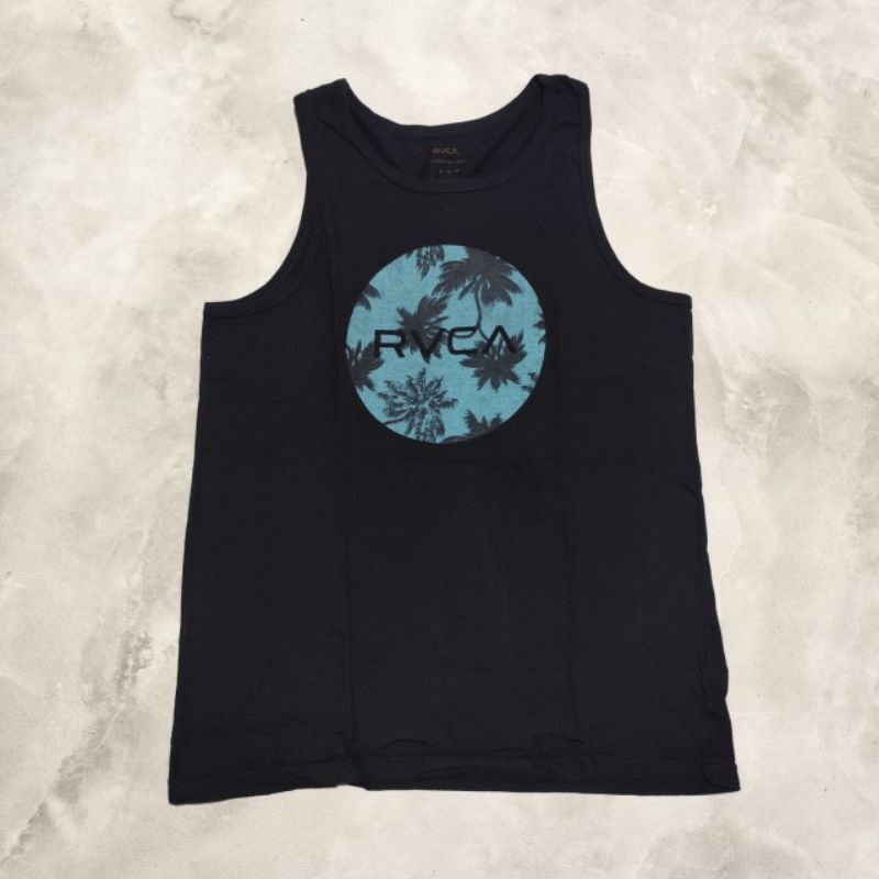 Baju kaos singlet pria rvca hitam