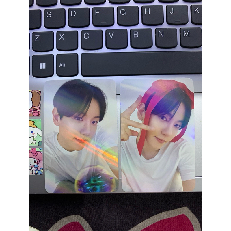 Photocard baekhyun Fan Sign Event Makestar (Hologram)2024 Official