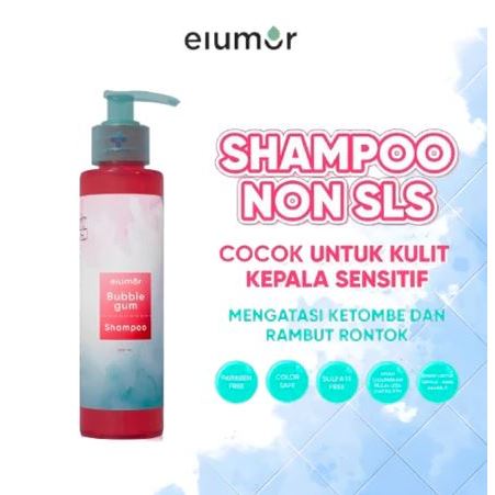 ELUMOR BUBBLE GUM SHAMPOO 200ML - SHAMPO ELUMOR 200ML