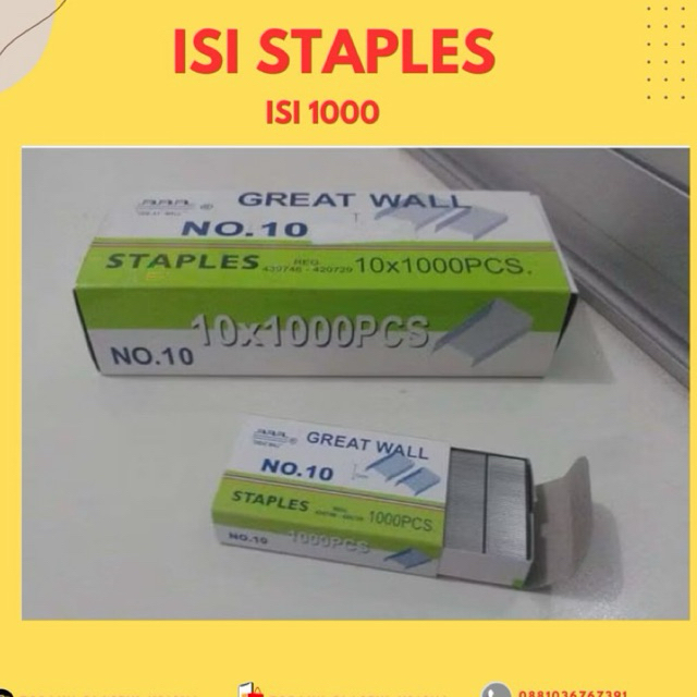 

ISI STAPLES ISI 100