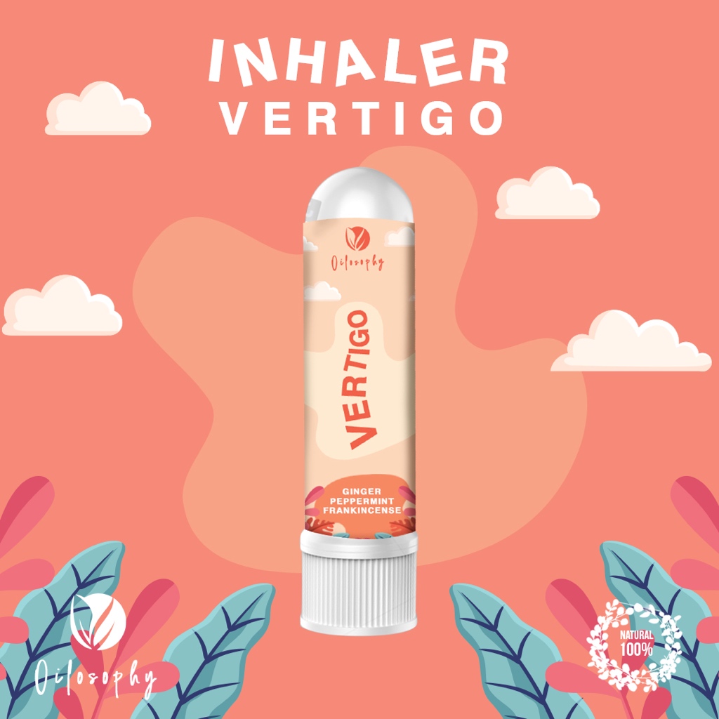 ESSENTIAL OIL INHALER INHELER VERTIGO MIGRAIN SAKIT KEPALA BERPUTAR PUSING ALAMI HERBAL | KESEHATAN