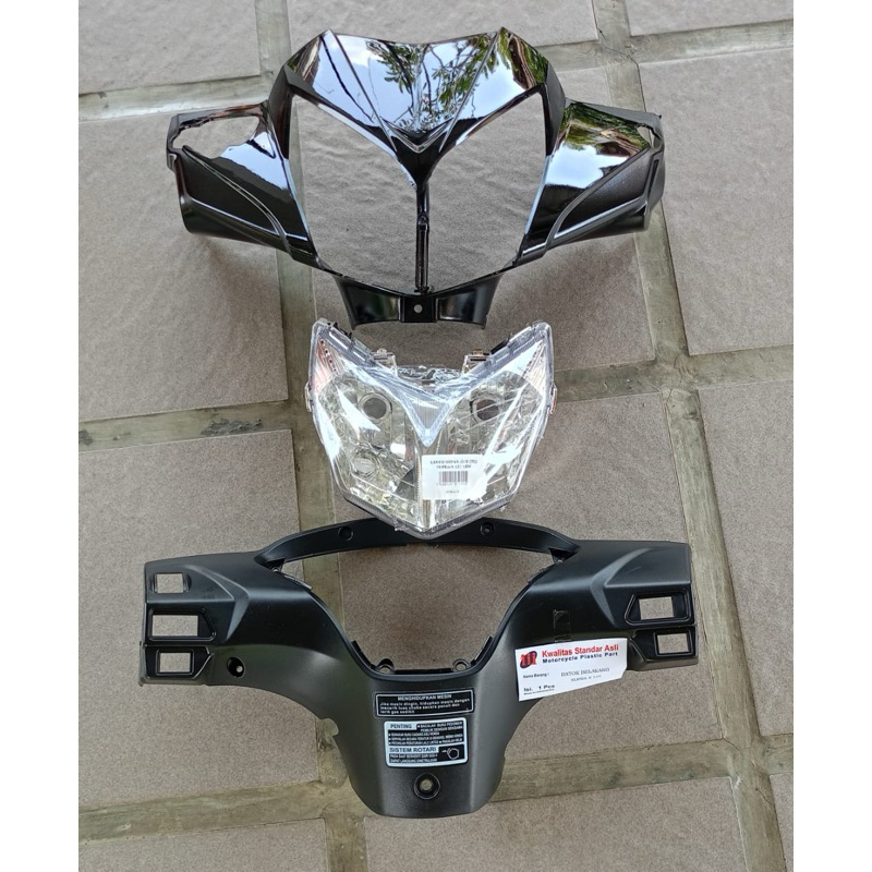 BATOK HONDA SUPRA X 125 BATMAN 1 SET DEPAN BELAKANG REFLEKTOR