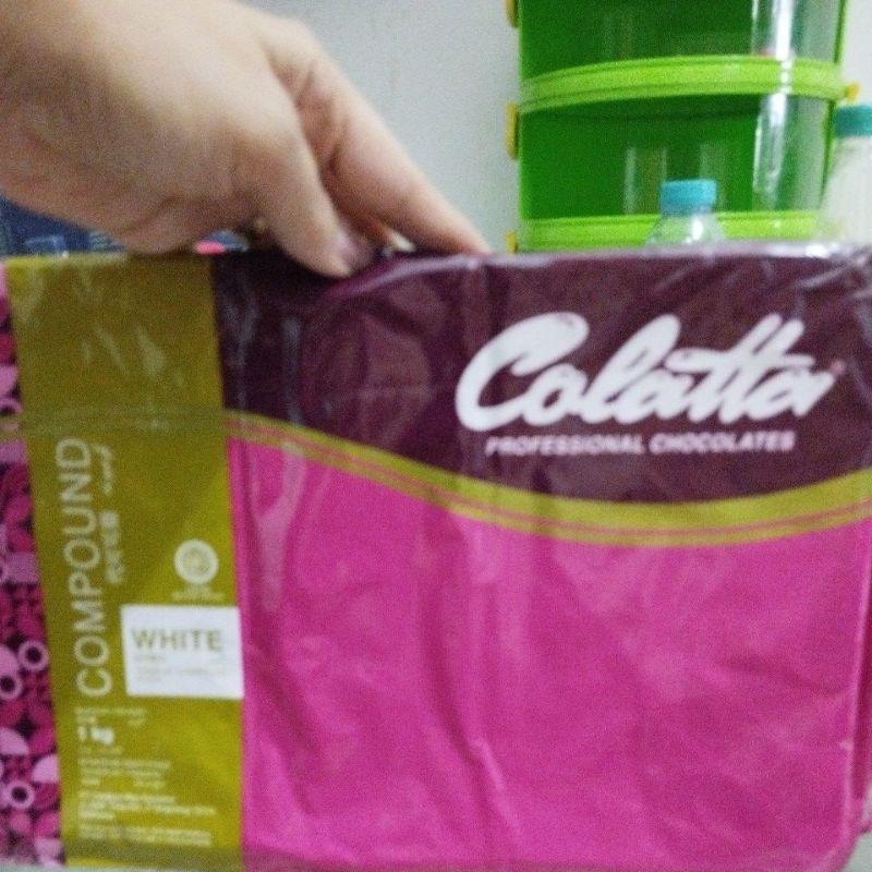 

collata compound white/cokelat compound putih