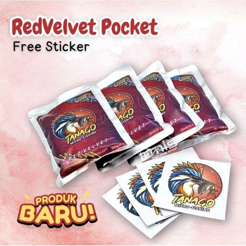 Tanago Red Velvet Kemasan 40 gram