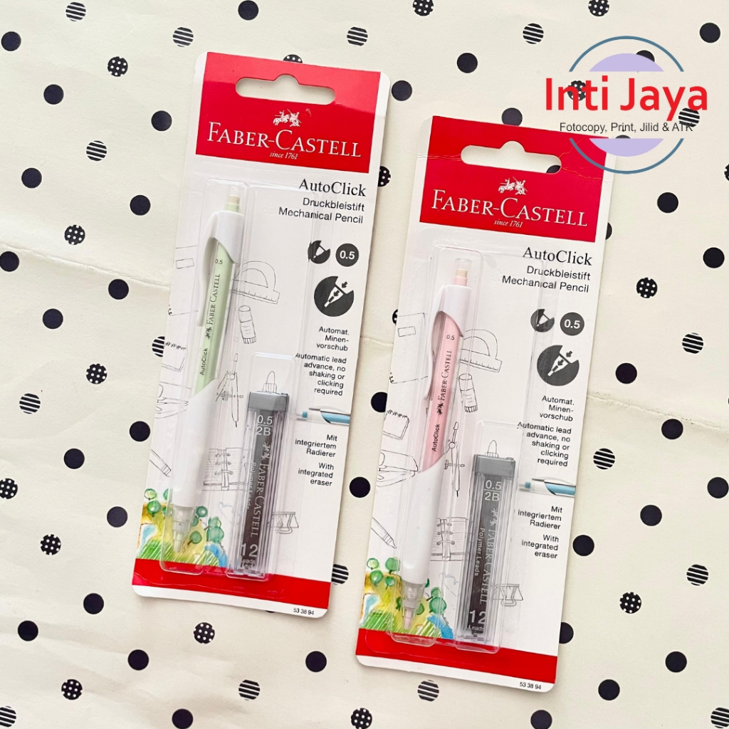 

Pensil Mekanik Faber Castell 0,5 Free Refill