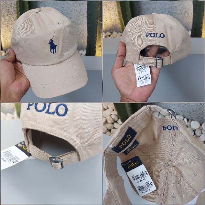 topi/caps Polo cream logo navy - original BNWT
