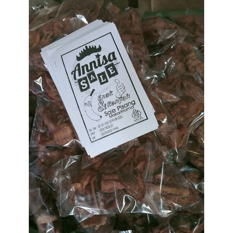 

keripik pisang sale kemasan kecil/keripik sale pisang