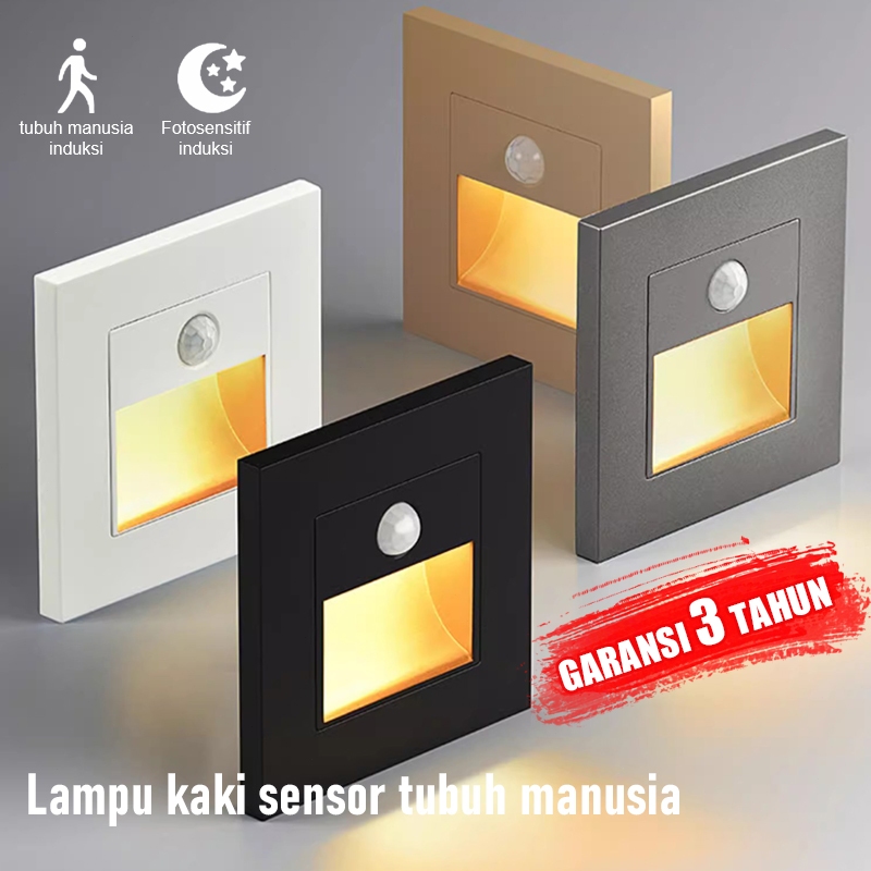 Lampu Tangga LED  Persegi Minimalis Lampu Tangga Inbow Stair Step Light LED