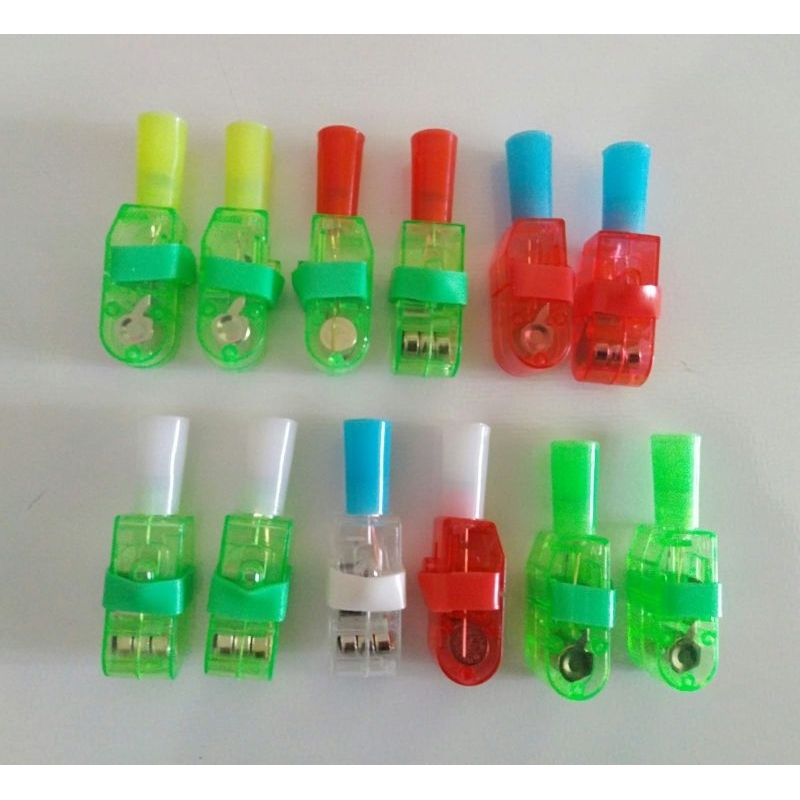 LED fingers proyektor, lampu senter jari