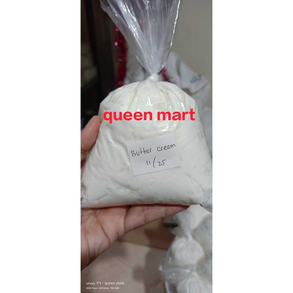 

Butter Cream Siap Pakai Repack 250gr Halal