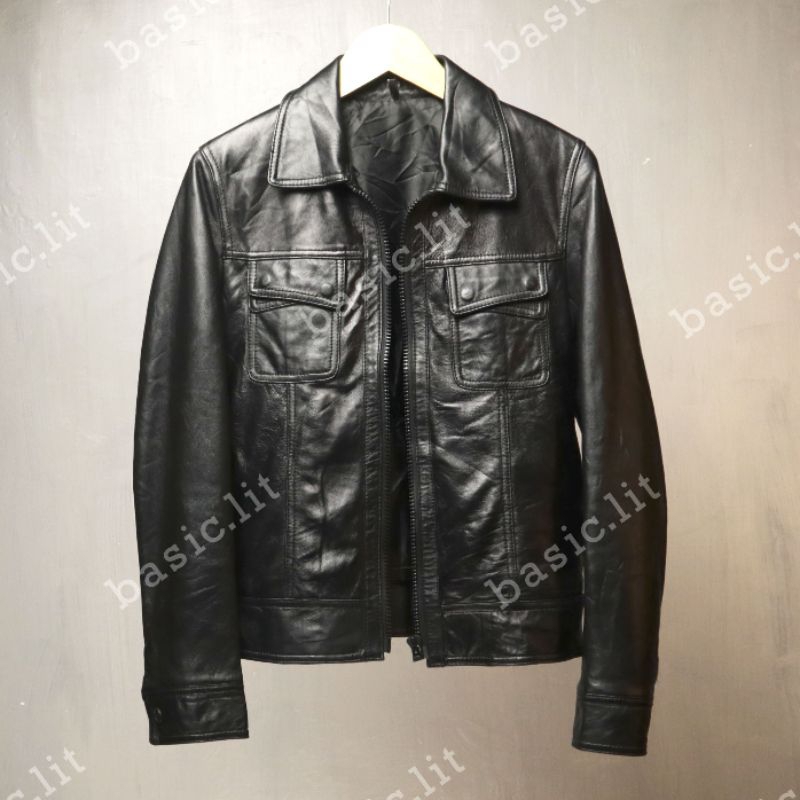 Dior homme AW 06 hedi slimane leather jacket second preloved