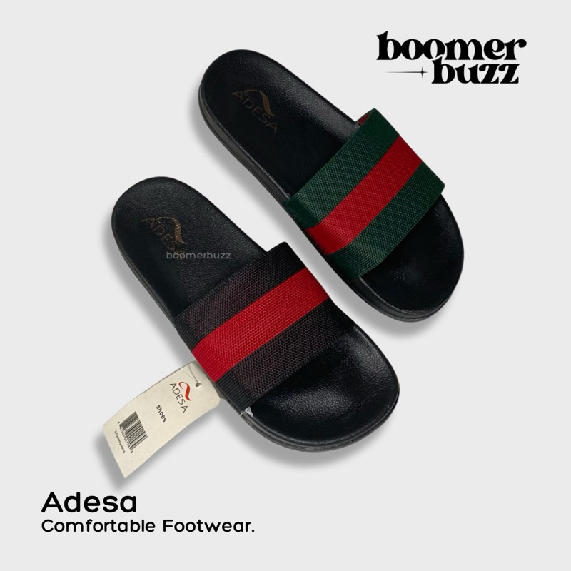 Adesa - Sandal Pria Dewasa | Footwear Slippers Ringan Anti Licin