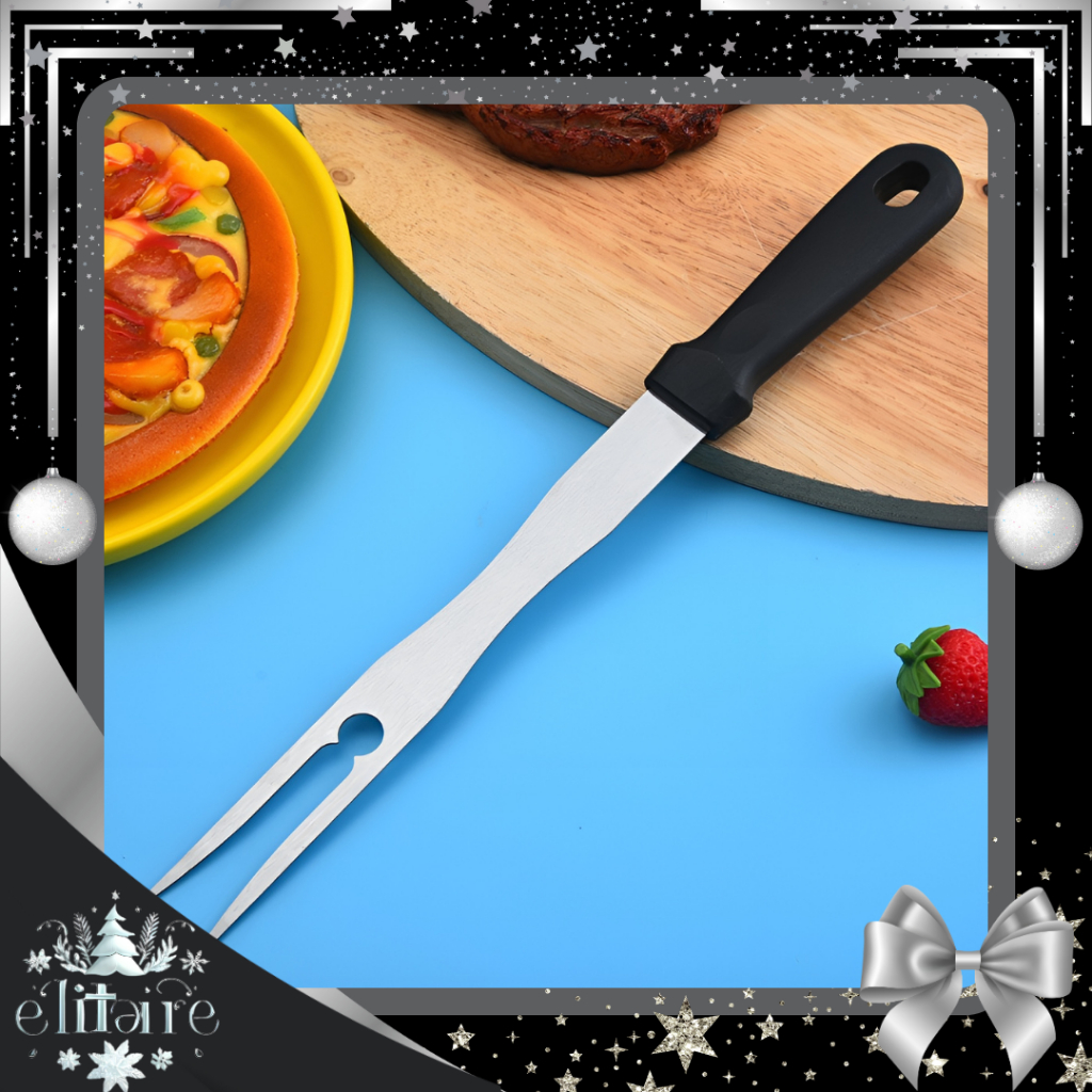 ELITAIRE Garpu Daging Steak Panggang BBQ / Garpu Daging Barbeque Tusuk Daging Garpu Jumbo Stainless 