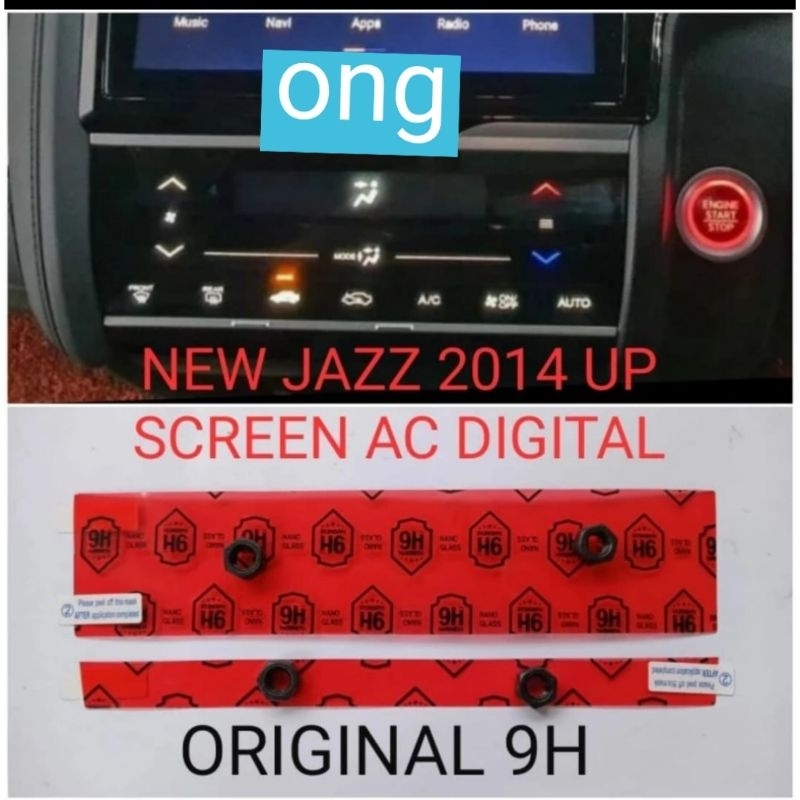 anti gores premium honda jazz 2014 up layar screen AC digital