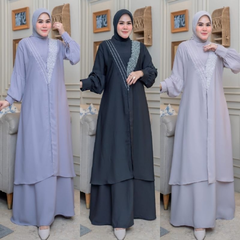 FELORA Dress By Raina Fashion / GAMIS POLOS BORDIR SIMPLE