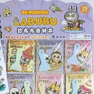 

sticker notes singkup labubu sanrio / stiker buku spatula / mainan stiker tempel anak lucu