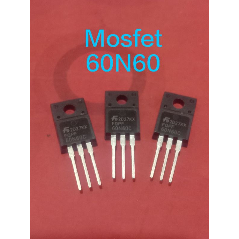Transistor Mosfet FQPF 60N60 body kecil