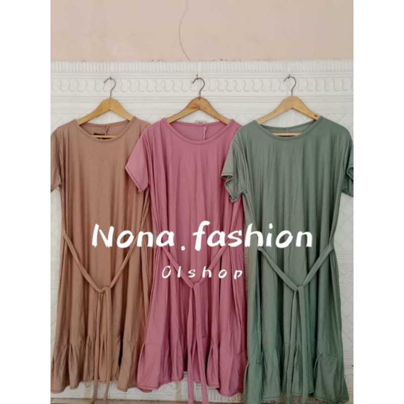 Daster Polos / Daster Jersey Renda Busui Daster Jersey Termurah