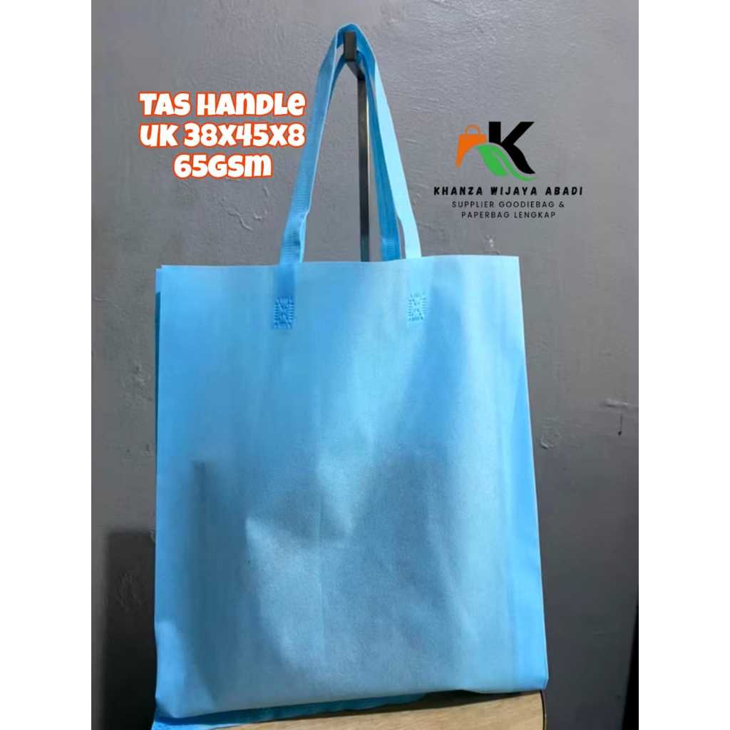

Spunbond tas handle 38x45 / 65gsm / harga satuan
