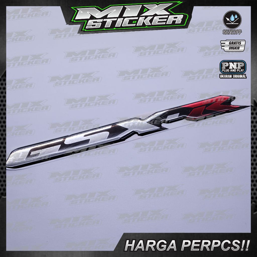 Emblem suzuki gsx 150 / emblem timbul suzuki gsx r 150 / emblem titanium suzuki gsx / emblem suzuki 