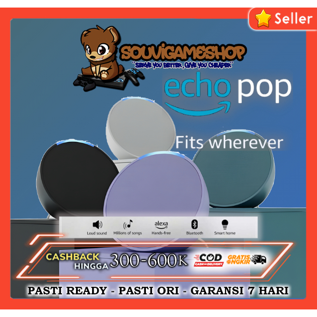 PROMO Amazon Echo Pop Smart Speaker with Alexa Original