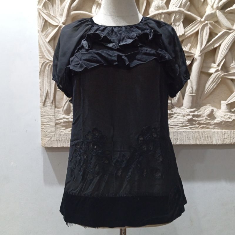 Atasan Wanita / Blouse Pesta Prelove / Blouse Hitam