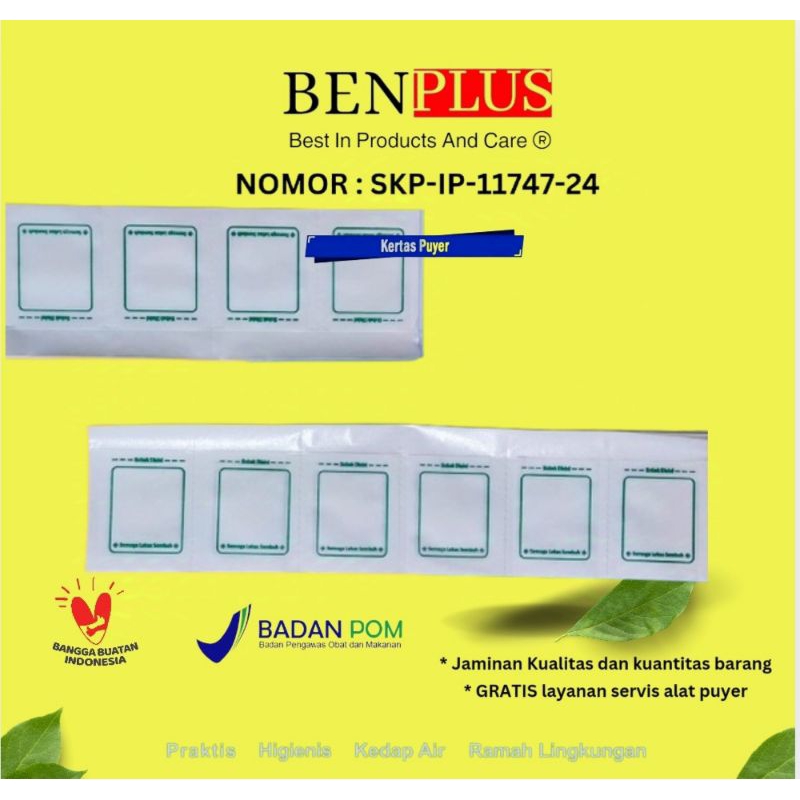 kertas puyer obat polos