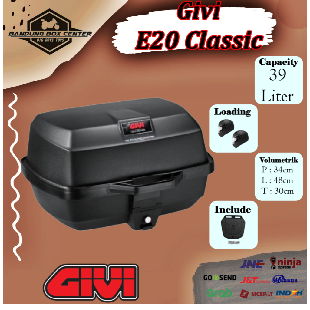 Box Givi E20 Classic Box Motor Givi E 20 Box Touring Givi E20