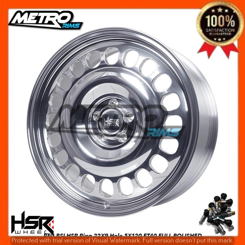 VELG RACING HSR ORIGINAL FORGED RING 22 R22 HSR RFG BSI VELG MOBIL ALPHARD NEW BMW LANDROVER DLL
