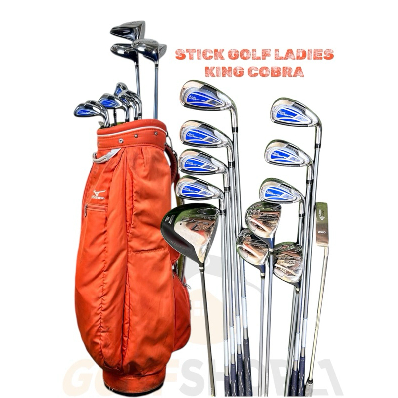 Stick Golf Ladies King Cobra Second Original Shaft Graphite Flek Ladies Fullset Bag Golf - Set Stick