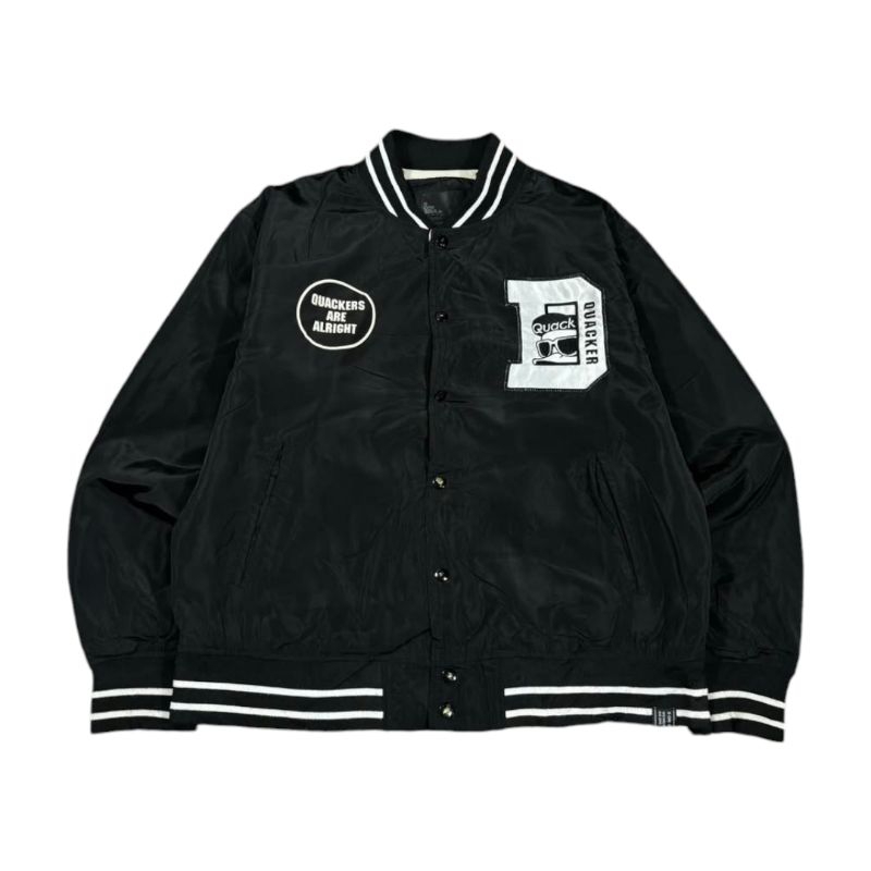 B ONE SOUL Black Varsity Jacket Second