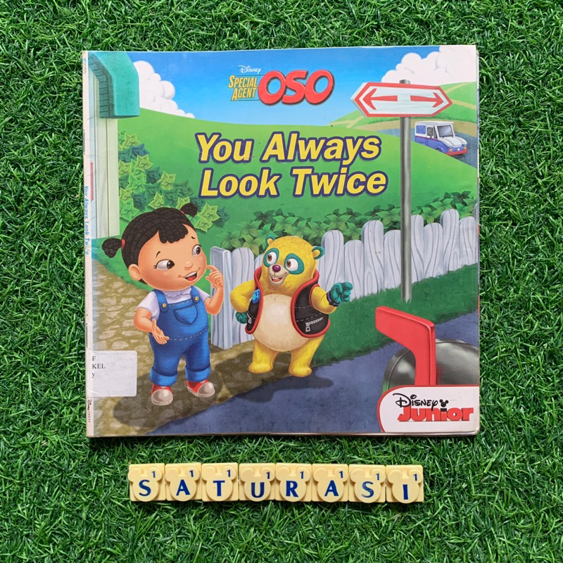 (Saturasi Preloved) DEFECT Disney Special Agent Oso : You Always Look Twice - Buku Cerita Anak Impor